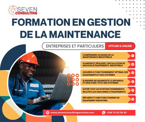 Gestion de la maintenance janvier 2025